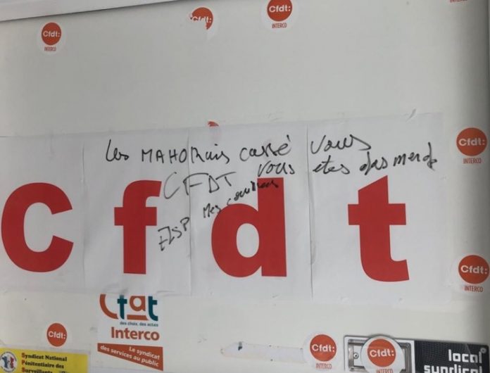 CFDT, pénitentiaire, Dupond-Moretti, Bois d'Arcy, Fleury Mérogis, Orélans-Saran, Mayotte