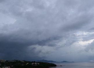 Risque d’averses orageuses, vigilance jaune de Météo France Météo France, Mayotte