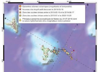 Un séisme de magnitude 3,5 ce 1er septembre BRGM, IPGP, REVOSIMA, Mayotte, volcan