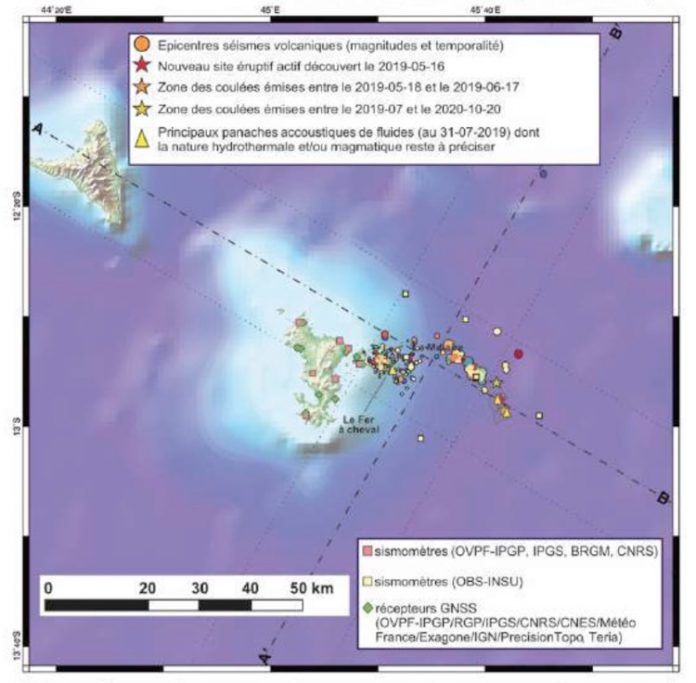 BRGM, IPGP, REVOSIMA, Mayotte, volcan