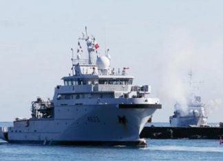 Le Champlain, un navire de la Marine nationale flambant neuf pour l’océan Indien
