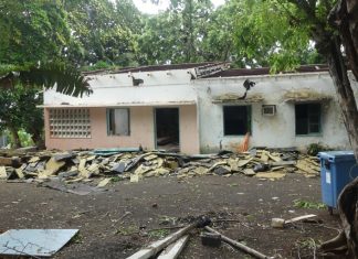 Démantèlement d’un squat en face du CHM Squat, CHM, justice, Mayotte, DPSU, Mamoudzou