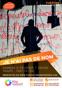 Affiche de la pièce de théâtre Je n'ai pas ton nom