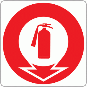 Pictogramme Signalétique officielle Extincteur 