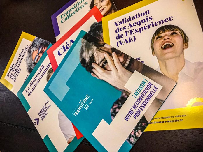 Prospectus en lien avec le réorientation professionnelle