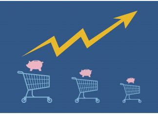 Insee : Prix à la consommation +5,4% sur un an