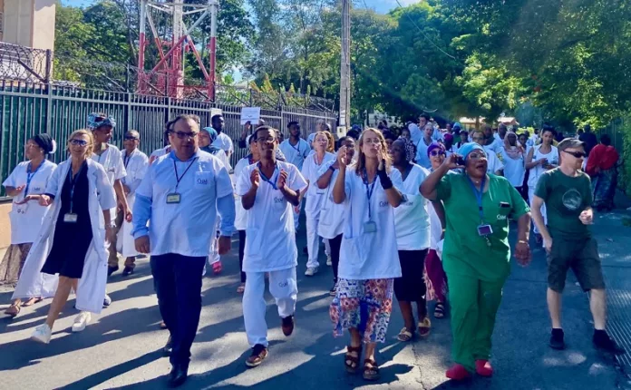 CHM, manifestation, soignants, Mayotte