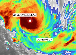 La Réunion passe en Alerte Violette dès 6 heures ce lundi